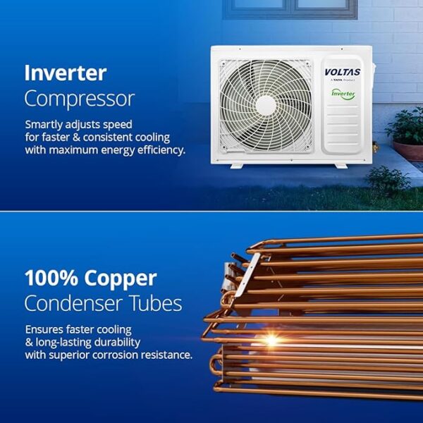Voltas 2 Ton 5 Star, Inverter Split AC - Image 3