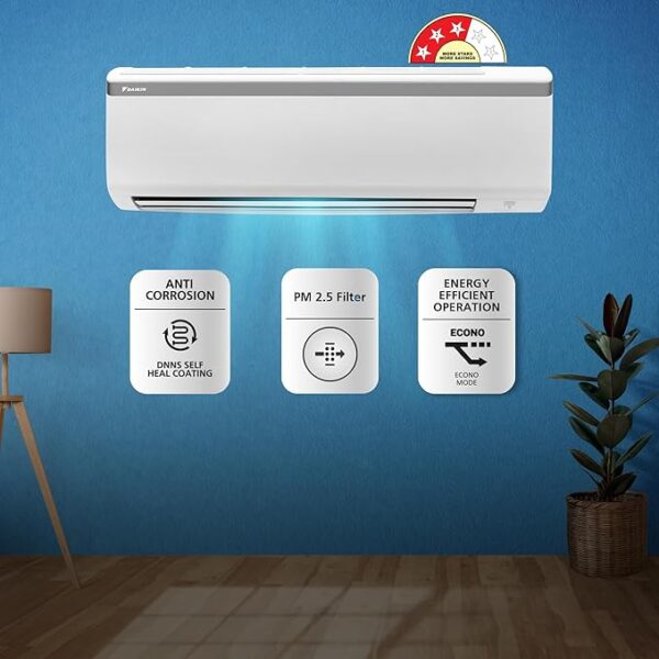 Daikin 0.8 Ton 3 Star, Fixed Speed Split AC - Image 2