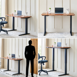 Ascent Solid Wood Top Adjustable Smart Study Desk